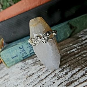 Simply Sweet Ring Dainty Silver Plated